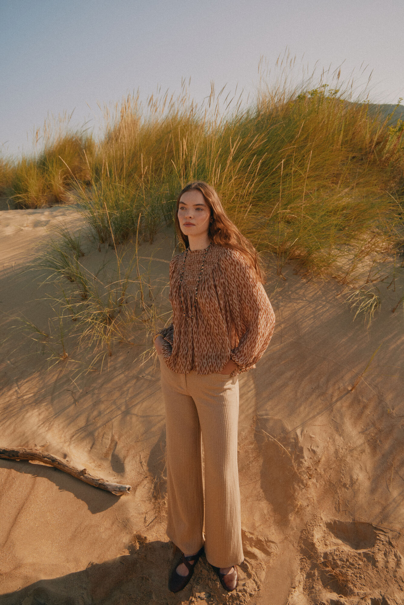 Pantalon espiga mujer online