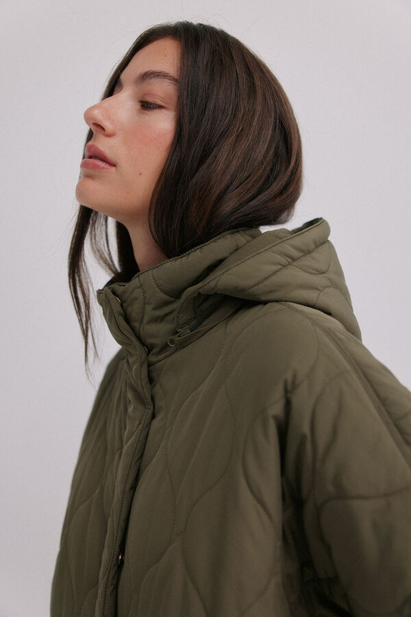 Hoss Intropia Diana. Casaco acolchoado Verde