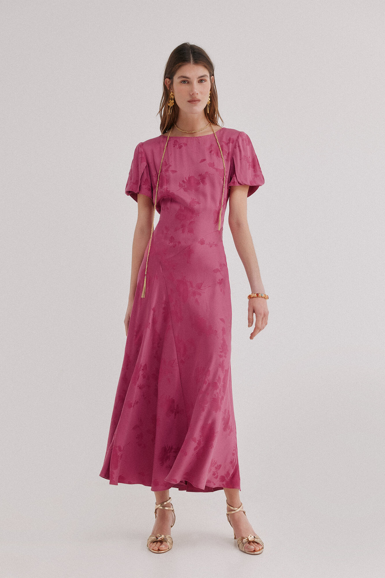 Hoss Intropia Aina. Vestido jacquard