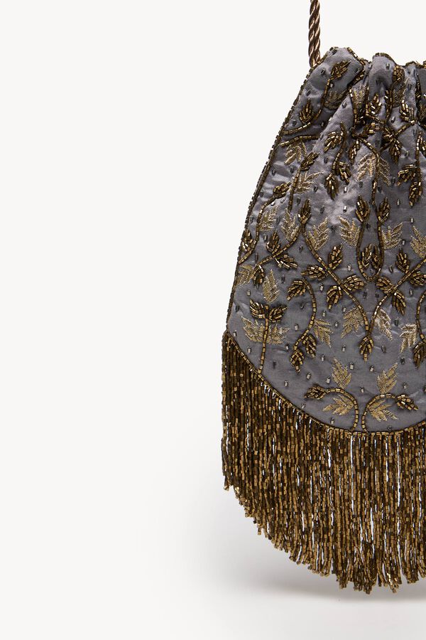 Hoss Intropia Madelyn. Bolso bordado Arena