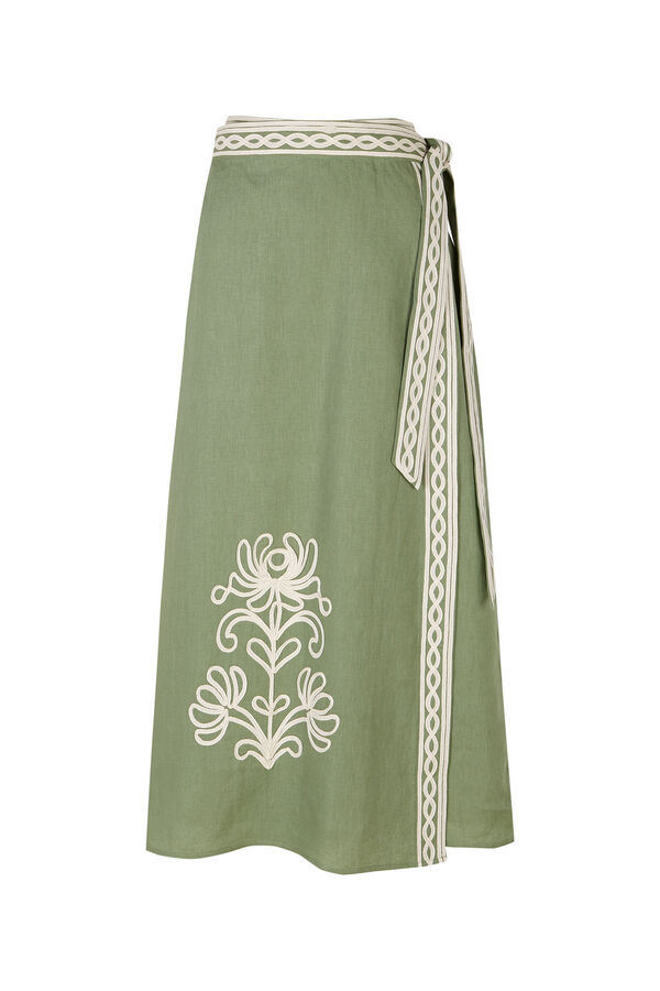 Hoss Intropia Renata. Saia cruzada Verde