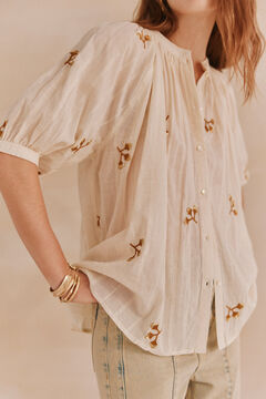 Hoss Intropia Gadea. Blusa bordada Amarillo