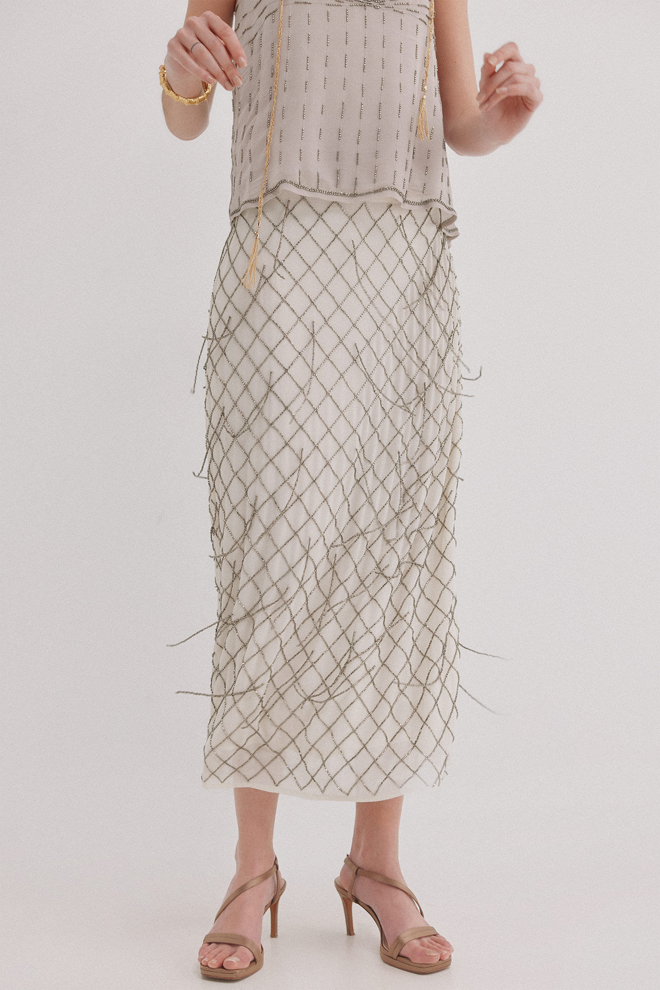 Hoss Intropia Ren&eacute;e. Saia bordada