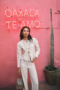 Hoss Intropia Elena. Chaqueta elegante Blanco