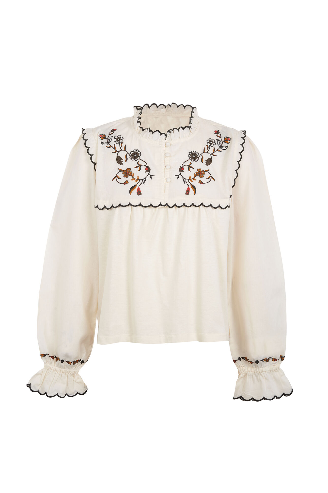 Hoss Intropia Maia.Camiseta bordados