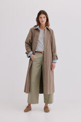 Hoss Intropia Dalia. Chaqueta midi Marron oscuro