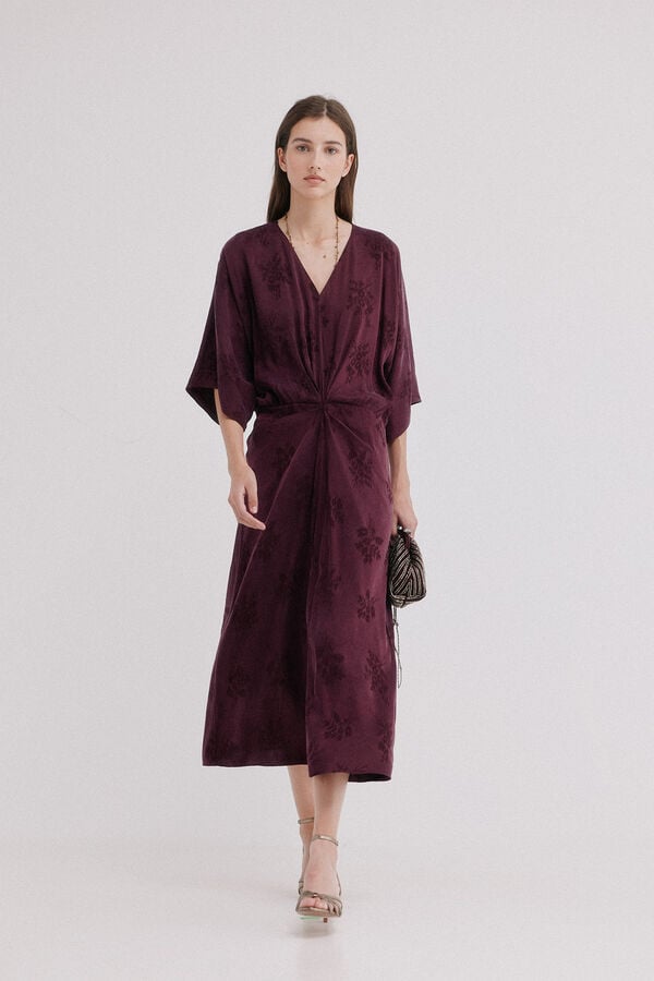Hoss Intropia Alya. Vestido midi Vino