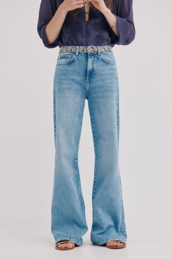 Hoss Intropia Briar. Jeans bordados Azul marino