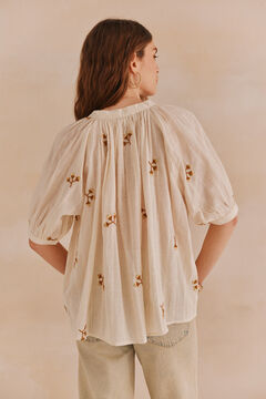 Hoss Intropia Gadea. Blusa bordada Amarillo