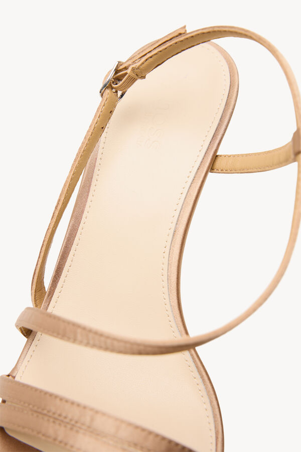 Hoss Intropia M&oacute;nica. Sandalias tac&oacute;n sat&eacute;n Arena