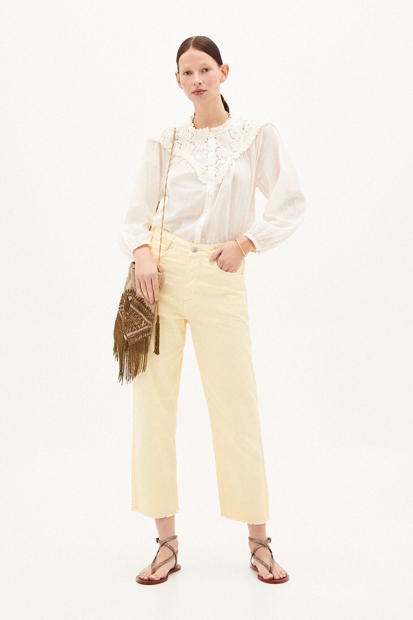 Andrea Vaquero estilo boyfriend Jeans Hoss Intropia