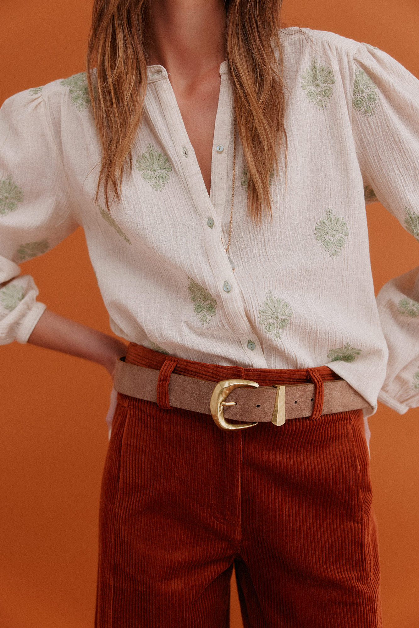 Hoss Intropia Grace. Blusa bordada