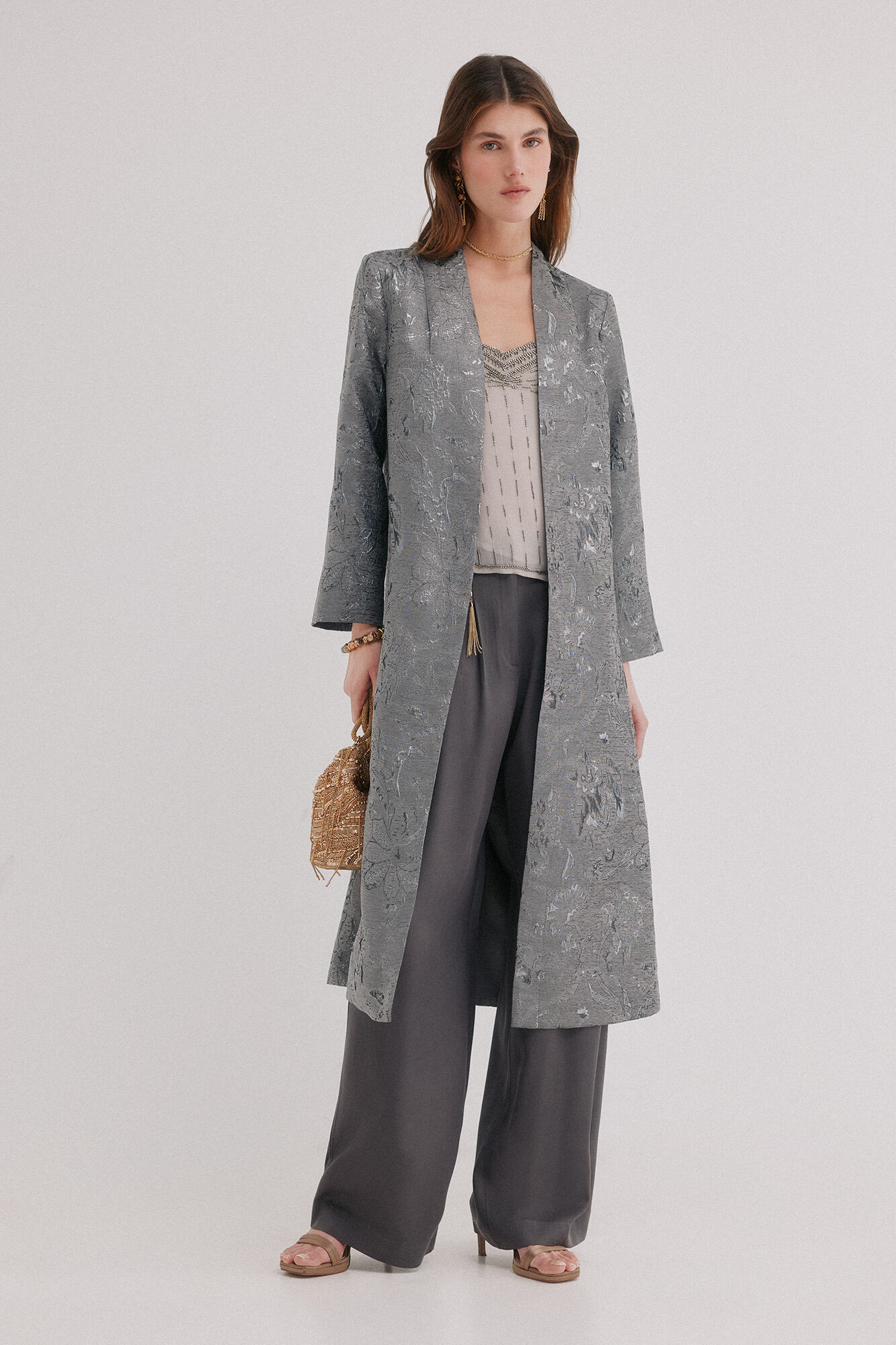 Hoss Intropia Eva. Quimono jacquard