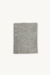 Hoss Intropia Liliana. Cuello de punto con botones Gris