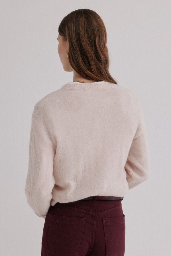 Hoss Intropia Isabella. Jersey calado Lila