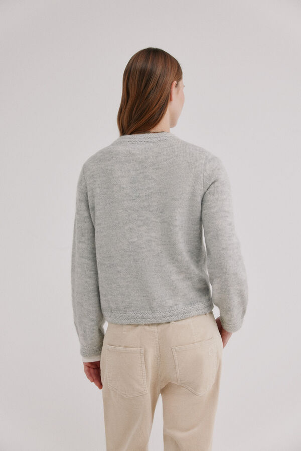 Hoss Intropia Inne.Jersey cuello subido Marfil