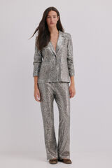 Hoss Intropia Emilia. Blazer lentejuelas Gris