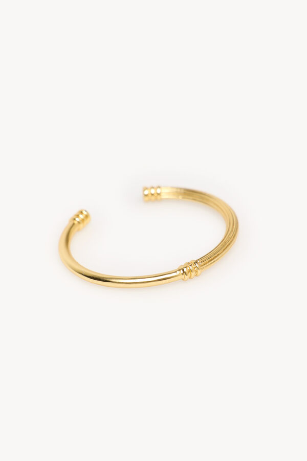 Hoss Intropia Luisa. Pulseira gravada Dourado