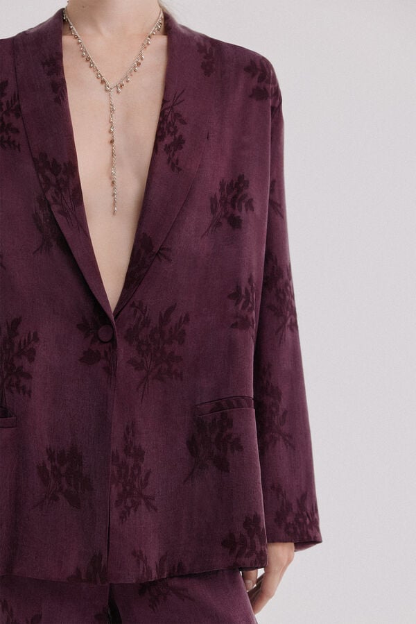 Hoss Intropia Elmira. Blazer jacquard Granada