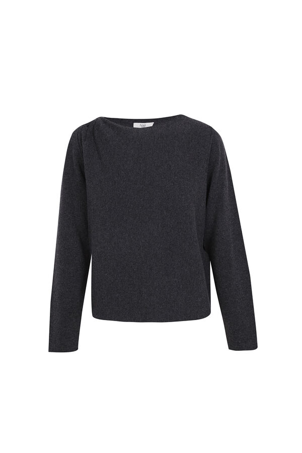 Hoss Intropia Idalia. Jersey drapeado Gris