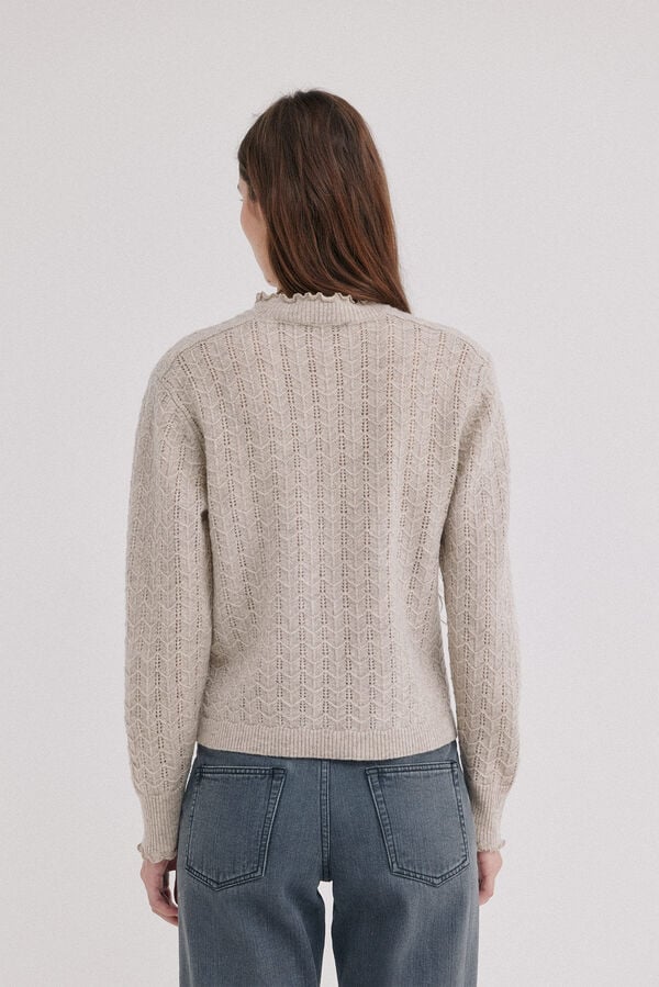 Hoss Intropia Ianthe. Camisola de malha Ecru