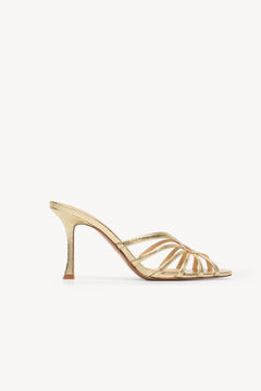 Hoss Intropia Mireia. Sandália mule Dourado