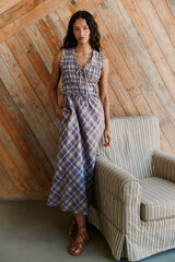 Hoss Intropia Ashley. Vestido cuadros Multicolor