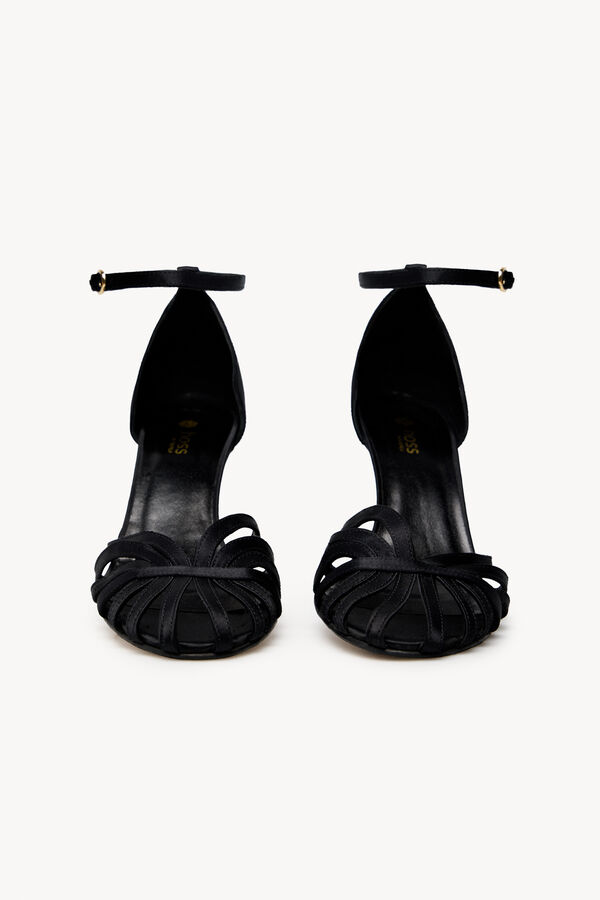 Hoss Intropia Lana. Sandalias de raso Dorado