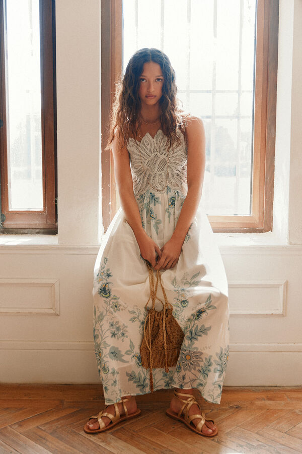 Hoss Intropia Ava. Vestido estampado white