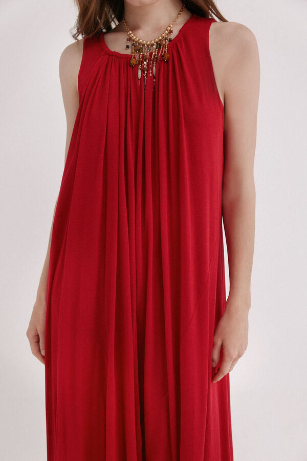 Hoss Intropia Arlet. Vestido comprido Vermelho