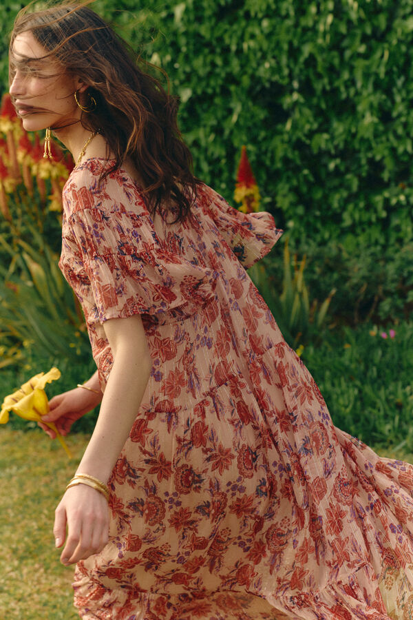 Hoss Intropia Aria. Vestido fluido Amarillo