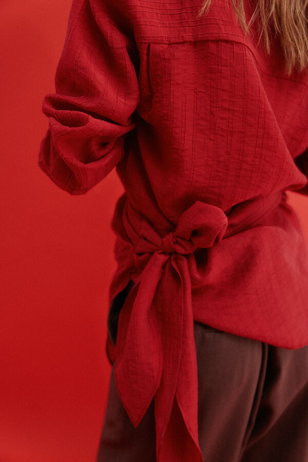 Hoss Intropia Cosette. blusa &agrave;s riscas Vermelho