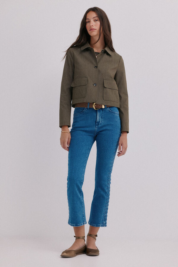 Hoss Intropia Bernadette. Vaqueros bootcut Azul