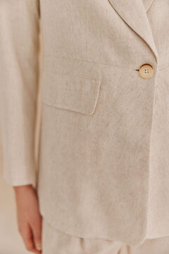 Hoss Intropia Elise. Blazer ajustado Ecru