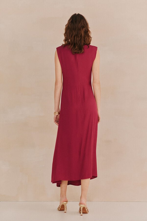 Hoss Intropia Vestido Laura Drapeado Cintura 