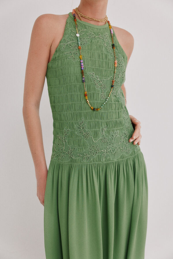 Hoss Intropia Adara. Vestido fluido Verde