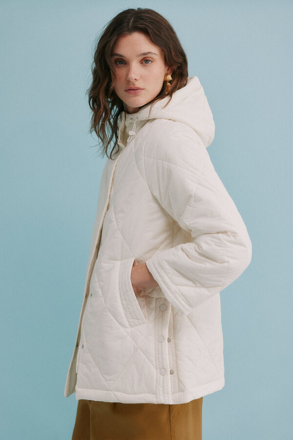 Hoss Intropia Dahlia. Sneaker acolchoada Cinzento