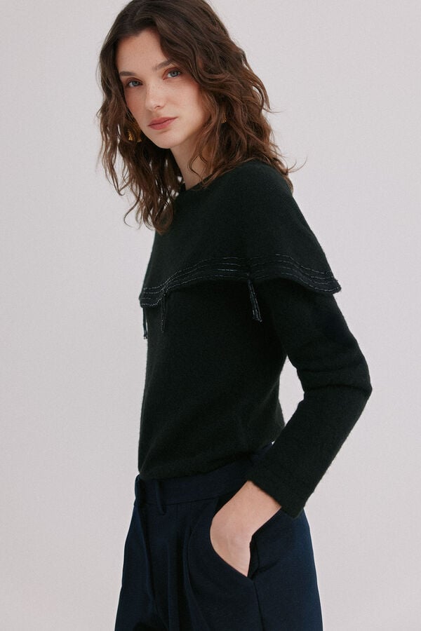 Hoss Intropia Izar. Jersey con capa Negro