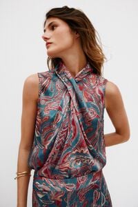 Hoss Intropia Gadea. Top halter estampado Multicolorido