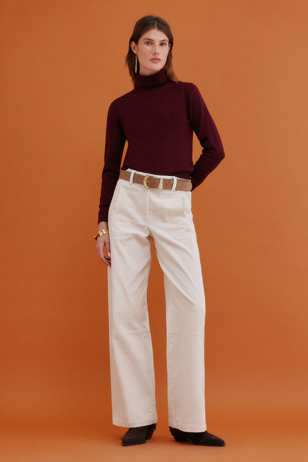 Hoss Intropia Ilse. Jersey cuello vuelto Naranja