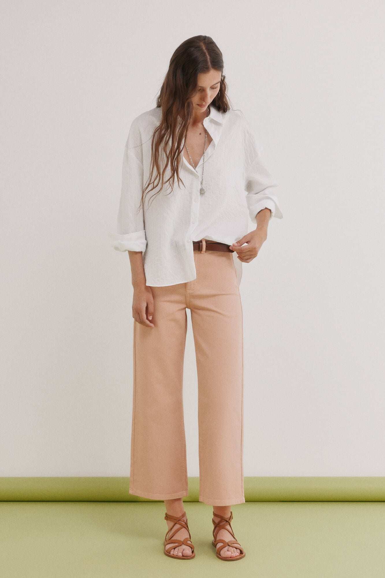 Hoss Intropia Cordelia. Camisa de riscas
