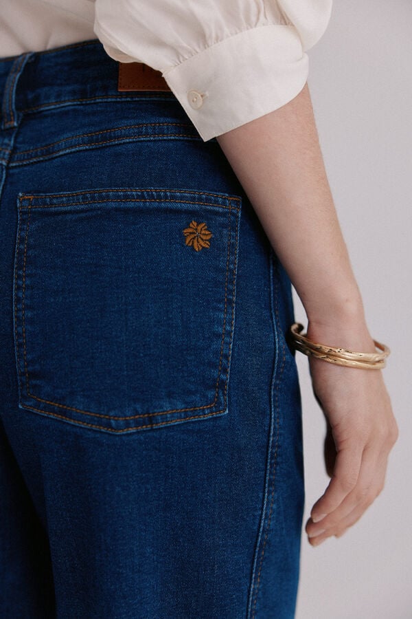 Hoss Intropia Babette. Jeans estruturado Azul