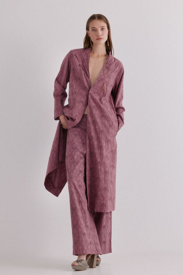 Hoss Intropia Estela.  quimono jacquard Subiu