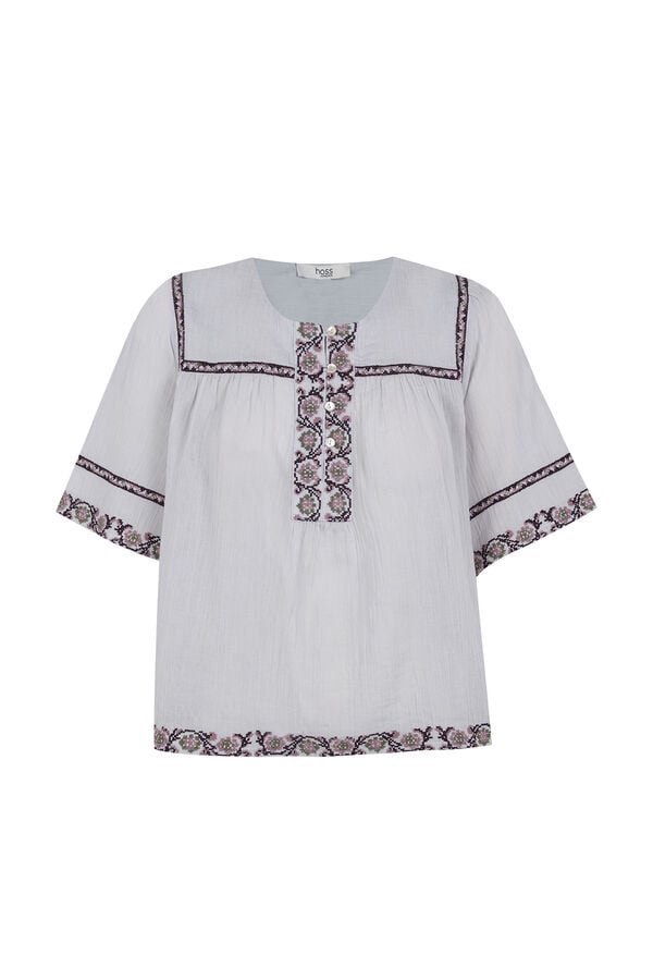 Hoss Intropia Cecile. Blusa fluida Azul