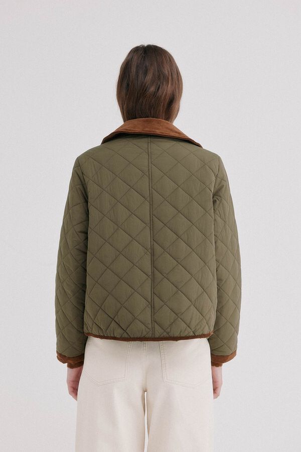 Hoss Intropia Devora. Casaco acolchoado Khaki