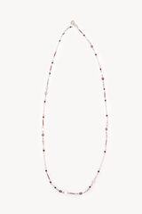 Hoss Intropia Mariana. Collar largo cuentas colores Gris