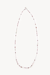 Hoss Intropia Mariana. Collar largo cuentas colores Gris