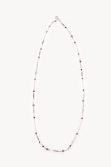 Hoss Intropia Mariana. Collar largo cuentas colores Gris