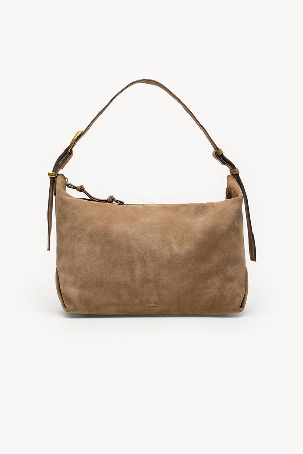 Hoss Intropia Natalia. Croute de camurça Castanho