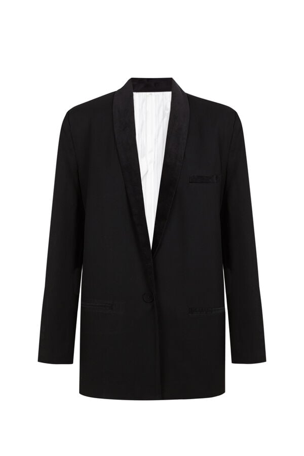 Hoss Intropia Esmeralda.Blazer smoking Preto